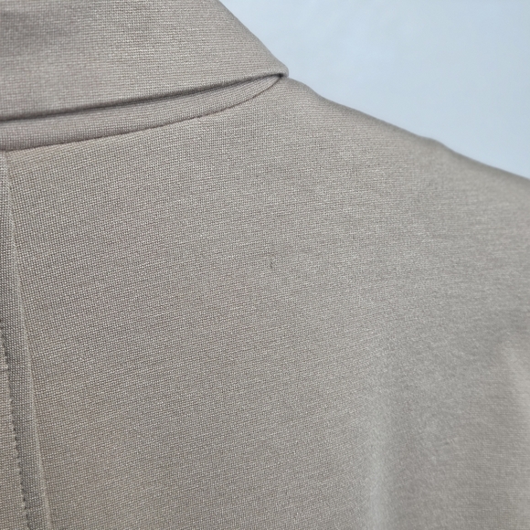 Eileen Fisher Flex Tencel Ponte Notch Collar Jacket Bramble Tan Women's Large - Picture 15 of 16